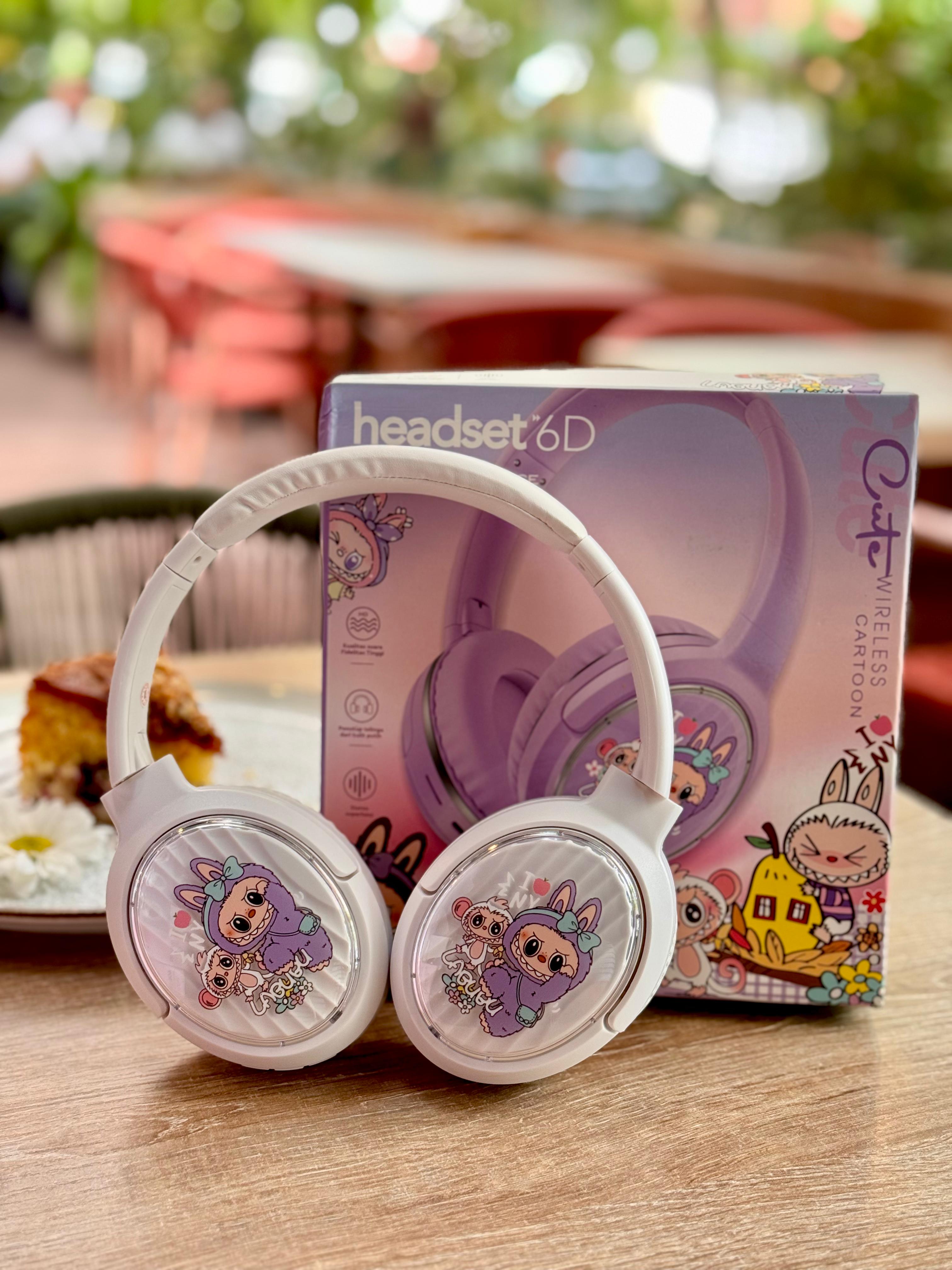 DIADEMA LABUBU MF010F 🎧✨  + Obsequio: cubo para proteger la carga