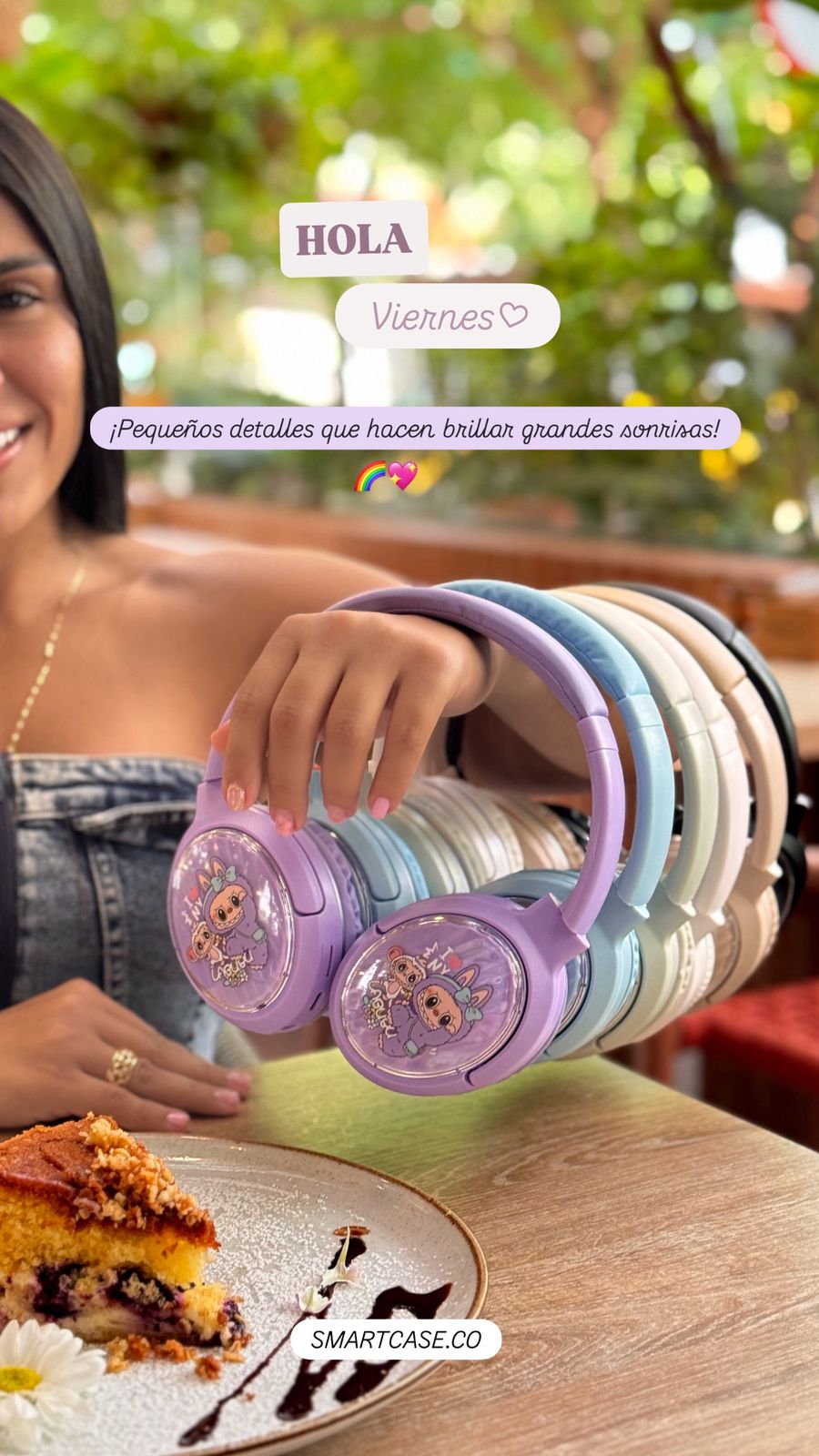 DIADEMA LABUBU MF010F 🎧✨  + Obsequio: cubo para proteger la carga