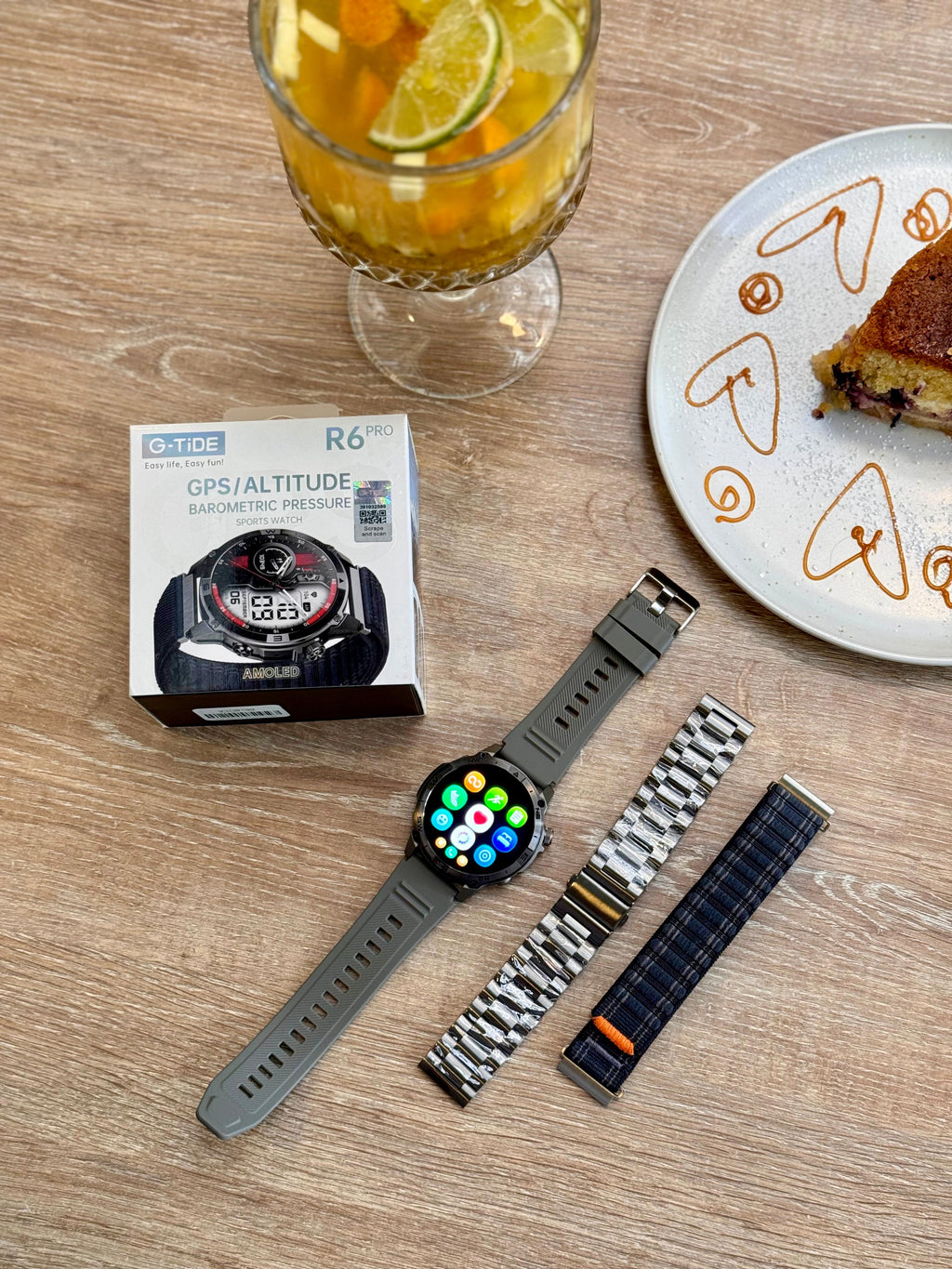 ⌚ RELOJ G-TIDE R6 PRO REDONDO ⚙️💎