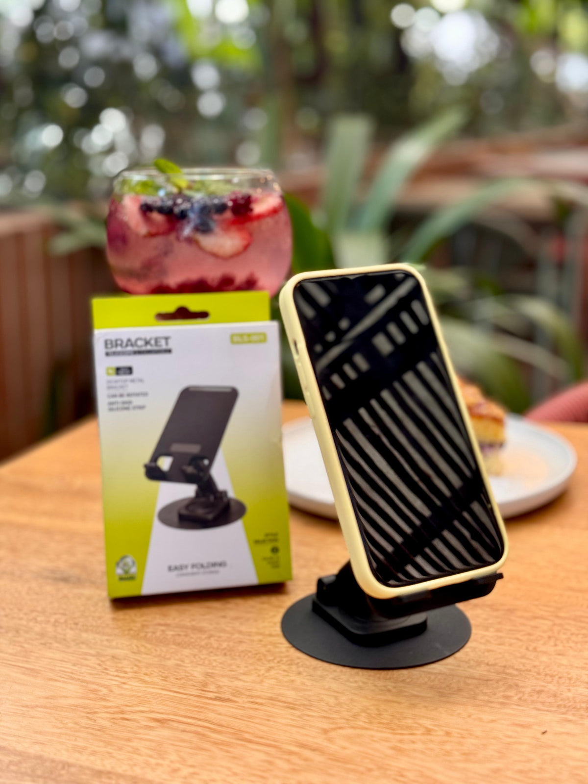 📱🔧 Soporte para Celular BLS-001 – Base Giratoria de Escritorio