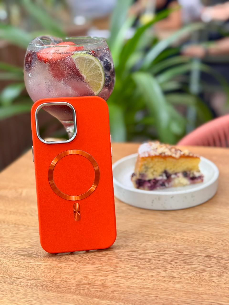 🧲📱 CASE IPHONE CUERO PREMIUM MAGSAFE + VIDRIO BLINDADO