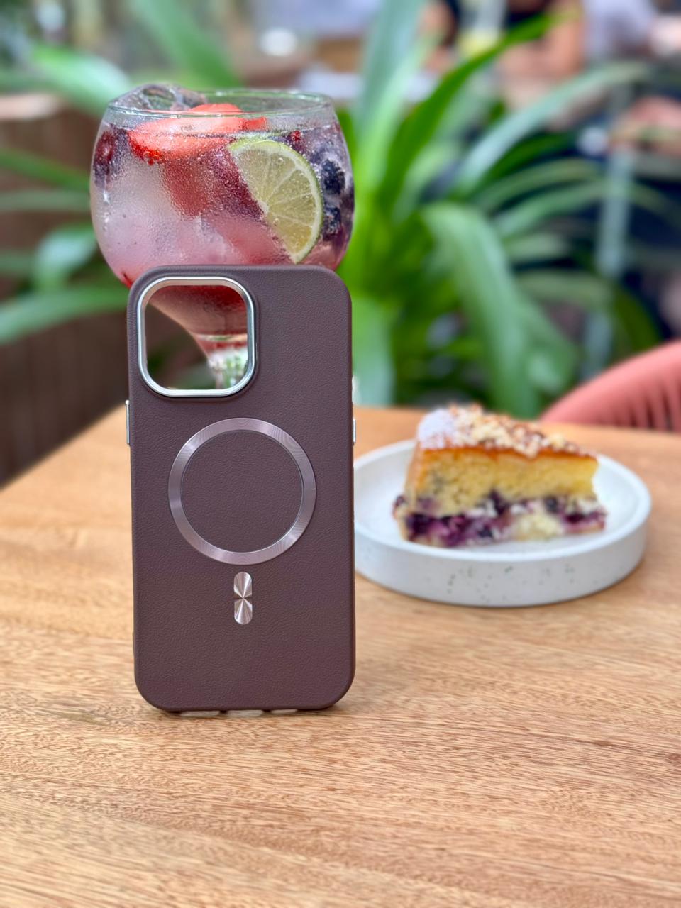 🧲📱 CASE IPHONE CUERO PREMIUM MAGSAFE + VIDRIO BLINDADO