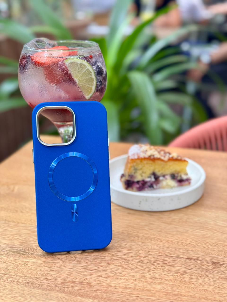 🧲📱 CASE IPHONE CUERO PREMIUM MAGSAFE + VIDRIO BLINDADO