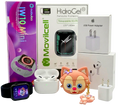 Super Pack Tech: Reloj Inteligente IW10 Mini + Audífonos Tipo AirPods 4 + Estuche + Hidrogel + Cargador
