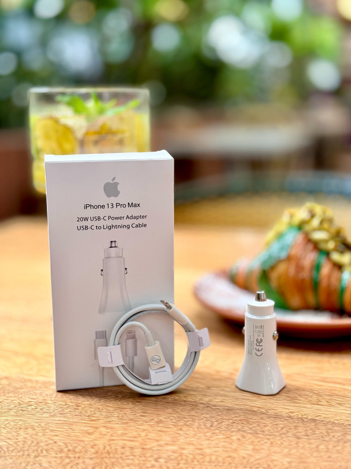 🚗🔌 Cargador de Carro iPhone 20W + Cable Lightning
