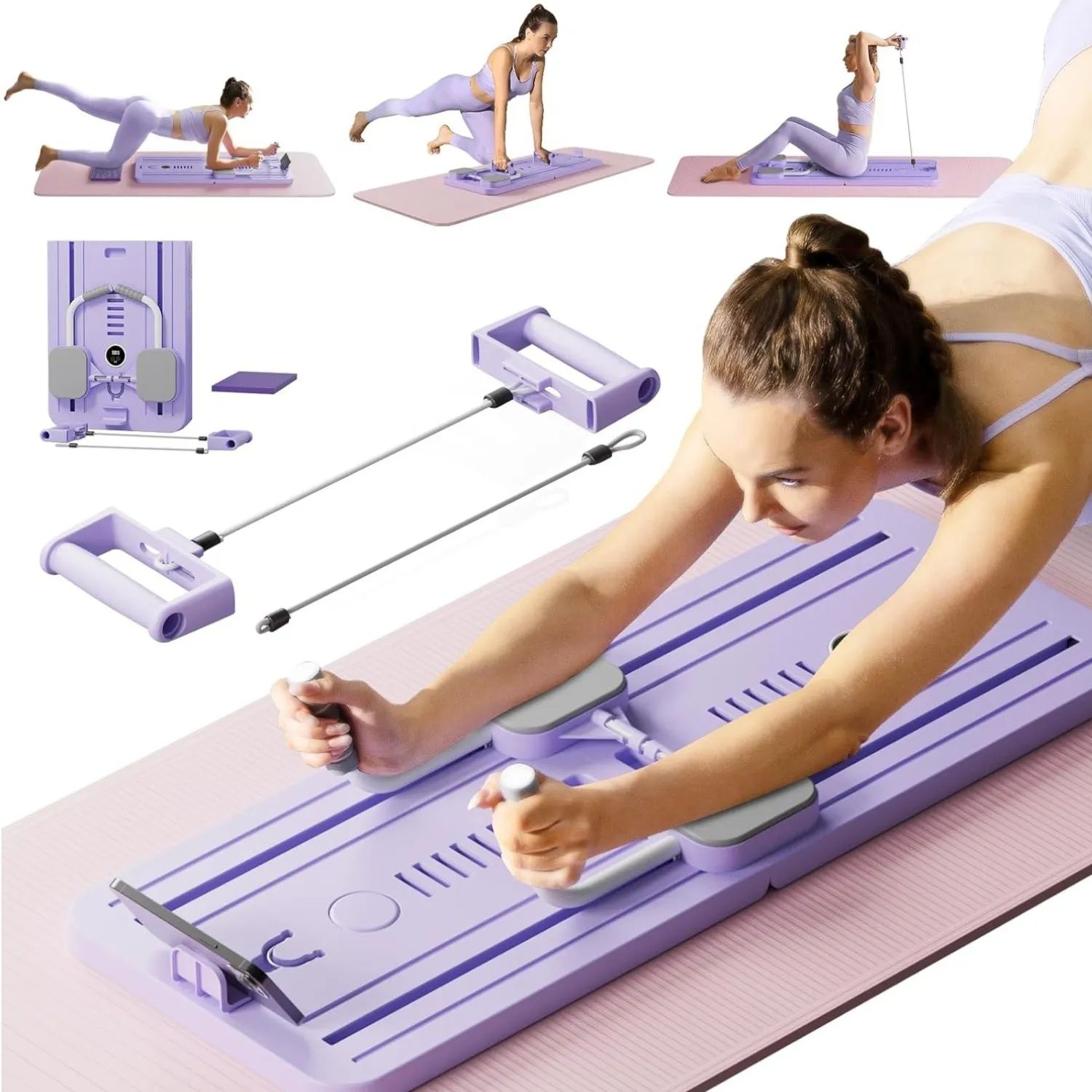 Tabla de pilates ejercicios multifuncionales pegable