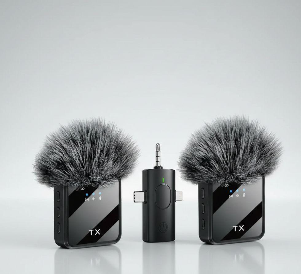 Kit Micrófono Inalámbrico Dual F11-2