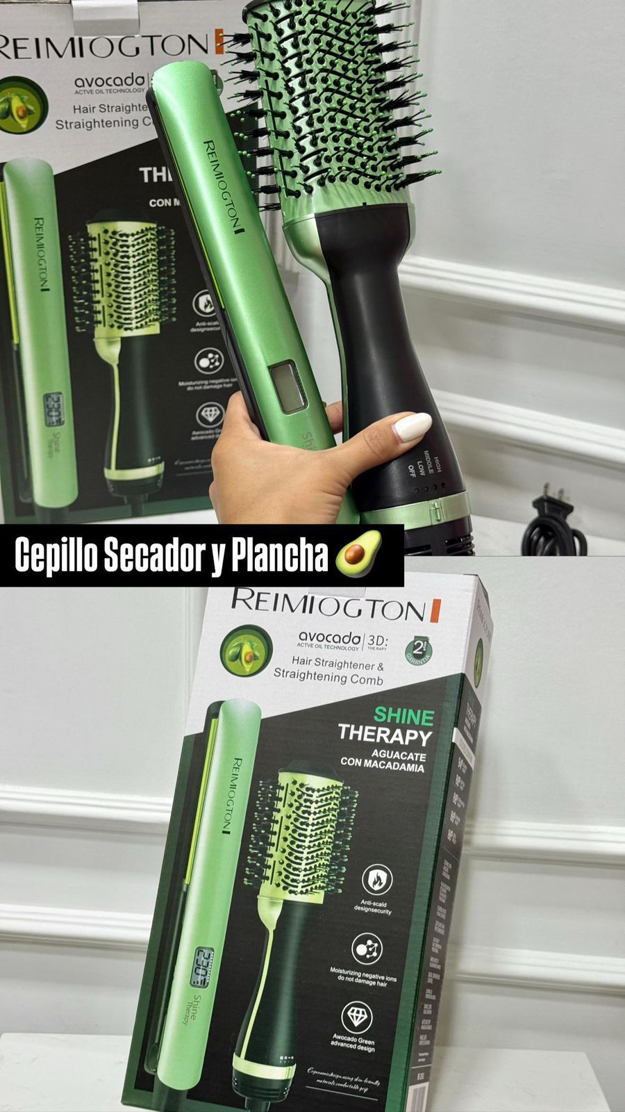 COMBO AGUACATE SECADOR Y PLANCHA ALISADORA