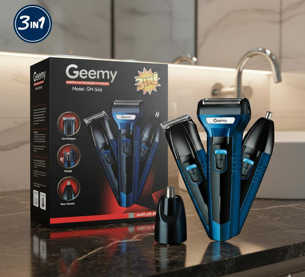 Máquina de afeitar  Geemy 3-en-1
