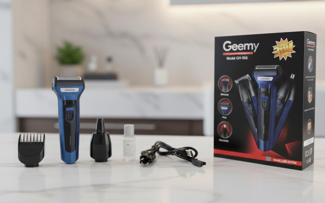 Máquina de afeitar  Geemy 3-en-1