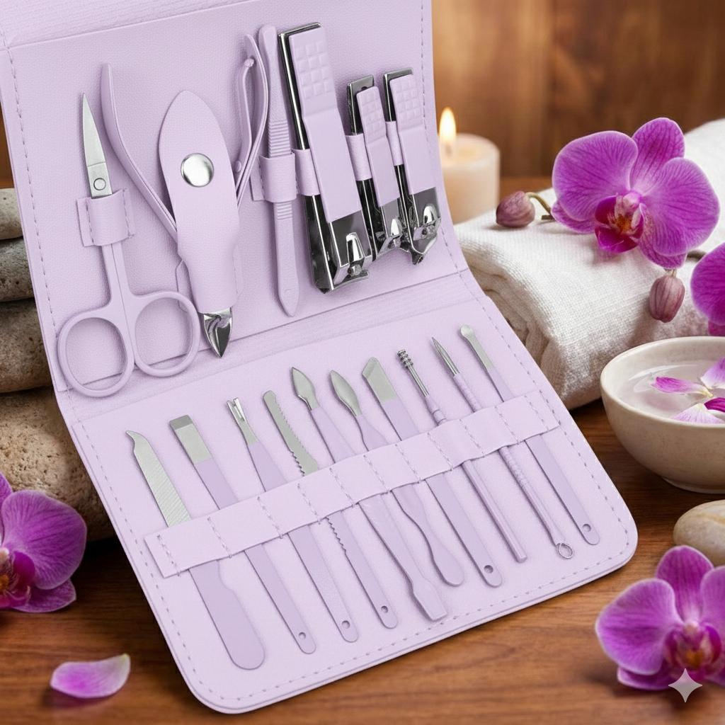 Set Profesional de Manicure y Pedicure 18 en 1