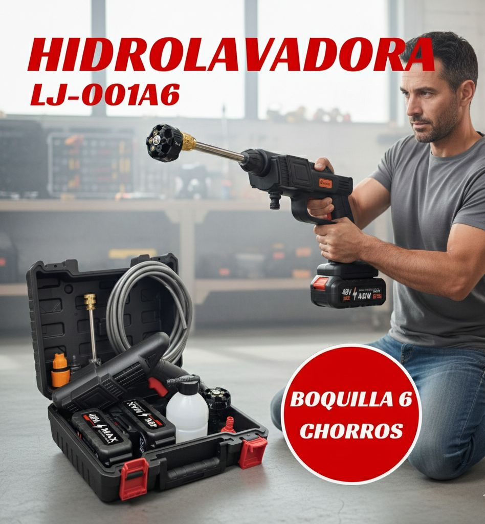 HIDROLAVADORA 6 BOQUILLA