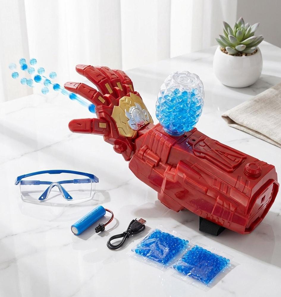 Guante hidrogel  Eléctrico Estilo Iron Man