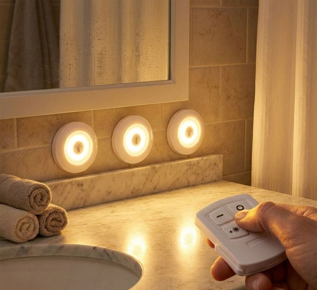 Set de 3 Luces LED con Control Remoto – Iluminación práctica y moderna