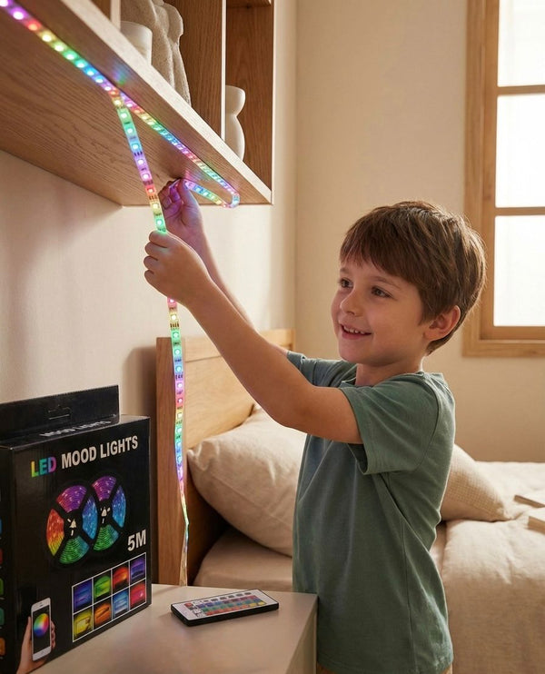 Cinta LED RGB 5M con Control Remoto y Conexión USB