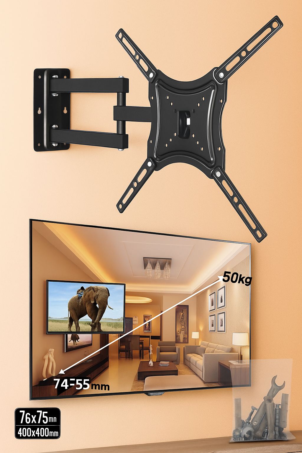 Base de televisor movible MARCA p4