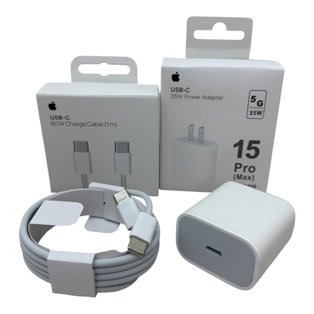 🔌 CARGADOR 35W + PROTECTOR COMPLETO 🎁