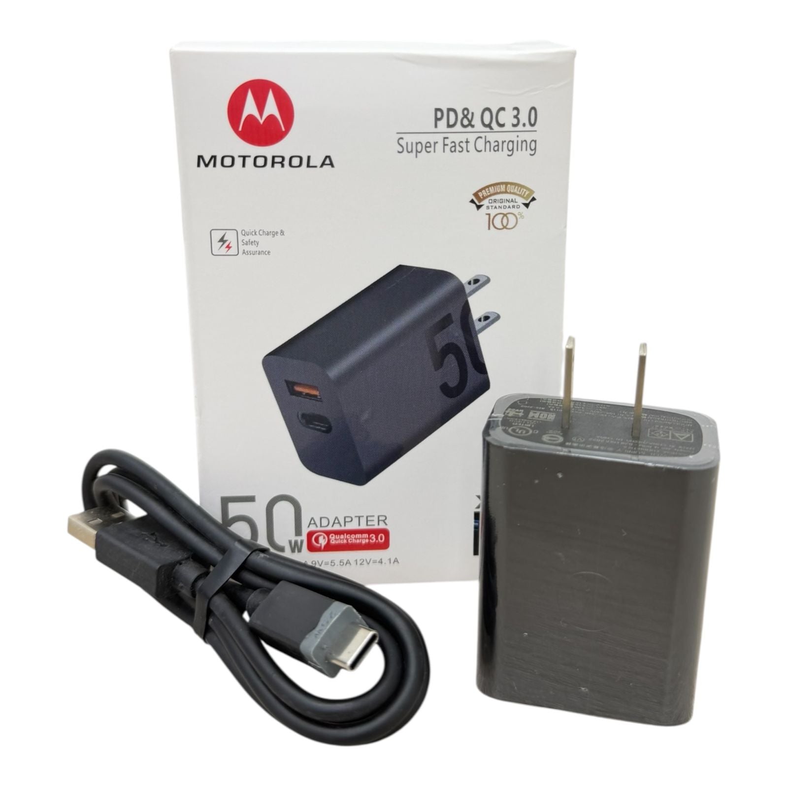 🔌 Cargador Motorola TurboPower 50W