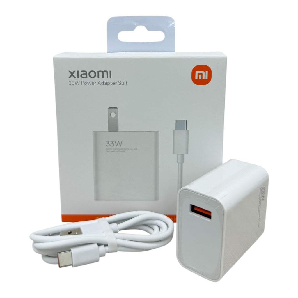🔌 Cargador Xiaomi 33W (Carga Rápida)