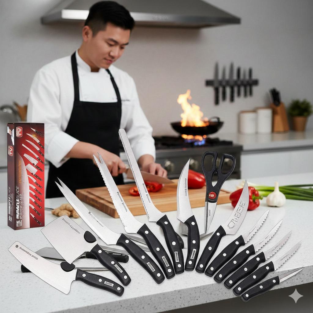 Set de Cuchillos Miracle Blade World Class