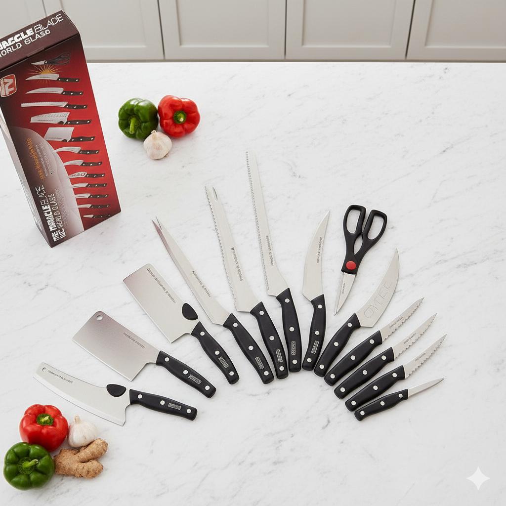 Set de Cuchillos Miracle Blade World Class