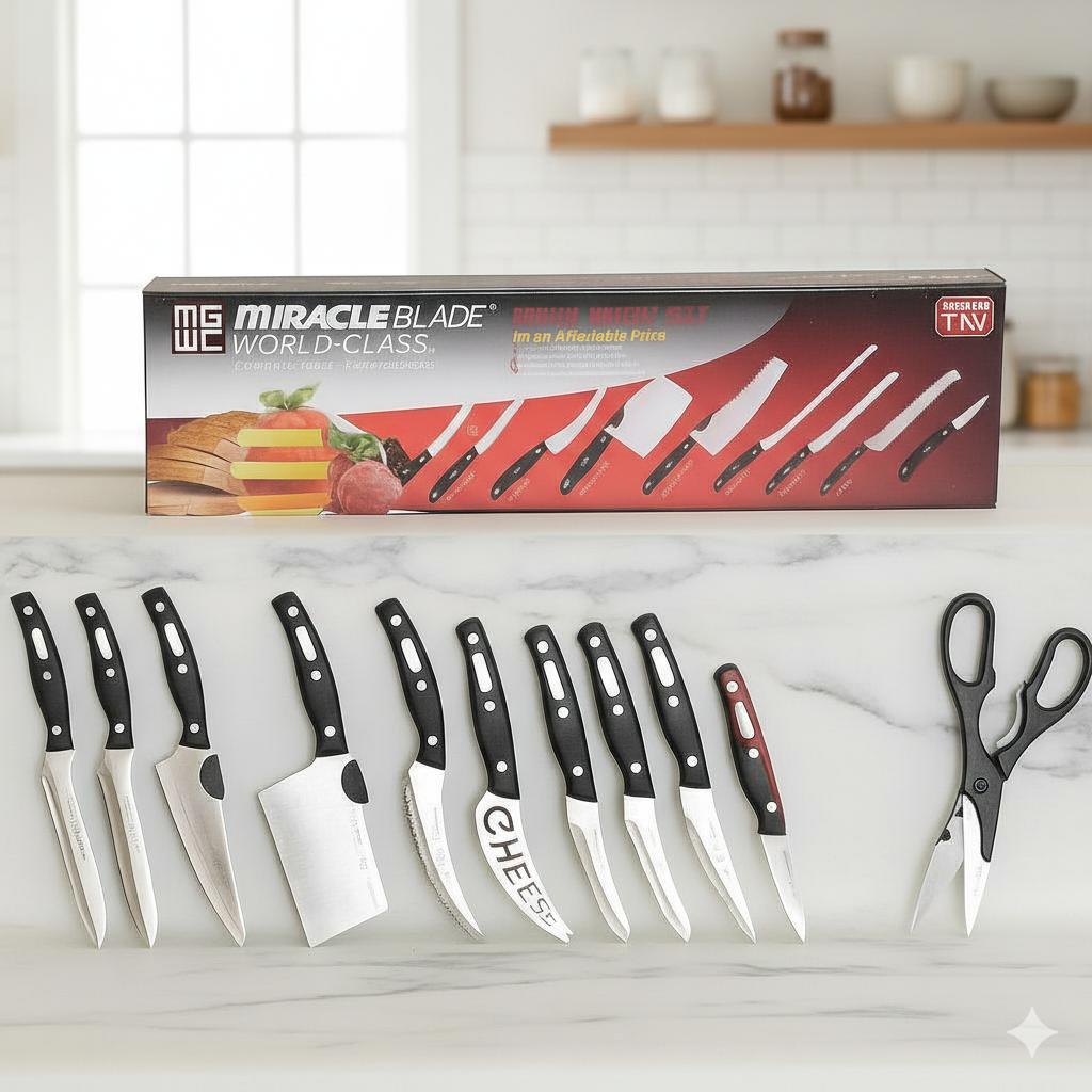 Set de Cuchillos Miracle Blade World Class