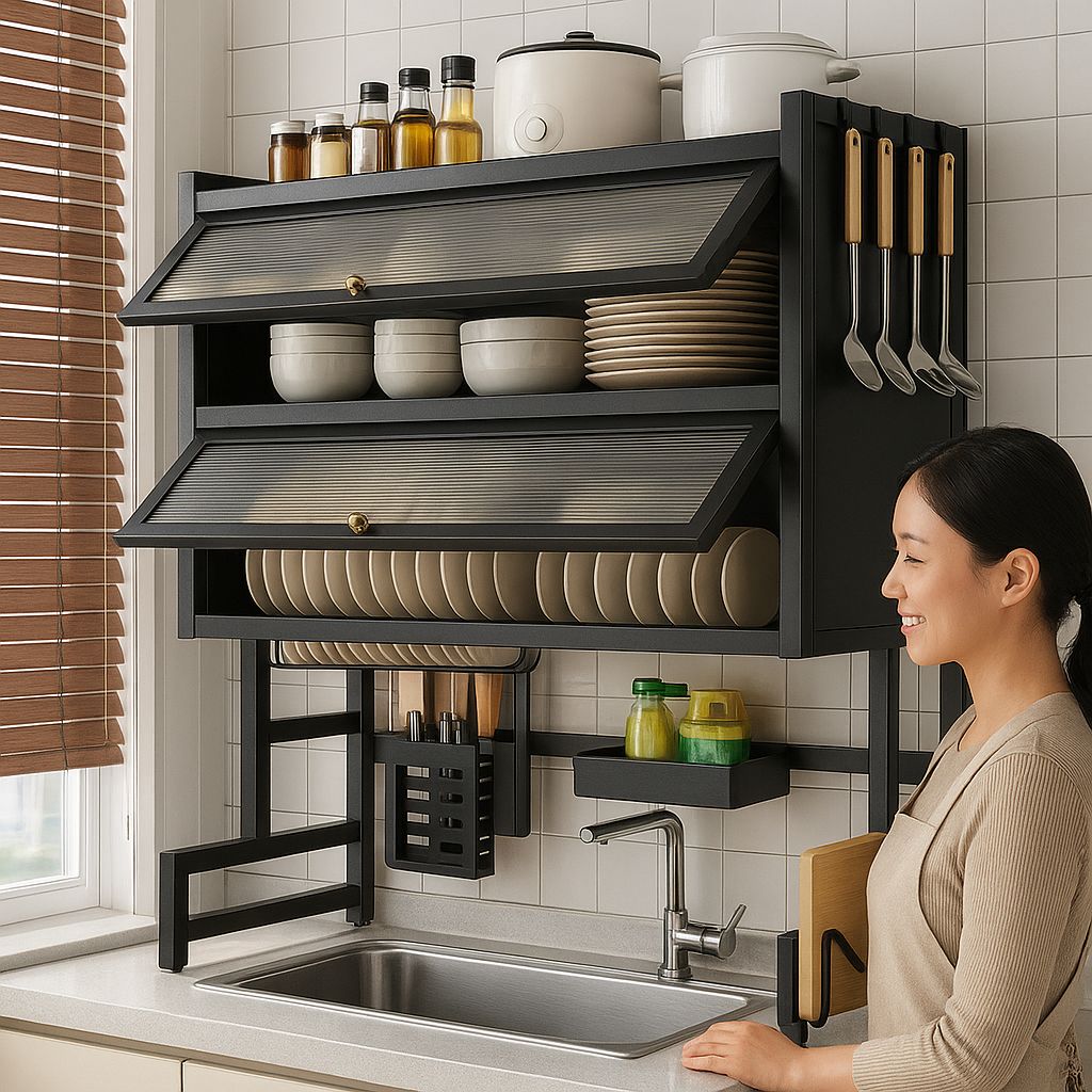 Escurridor  Doble Tapa 65cm