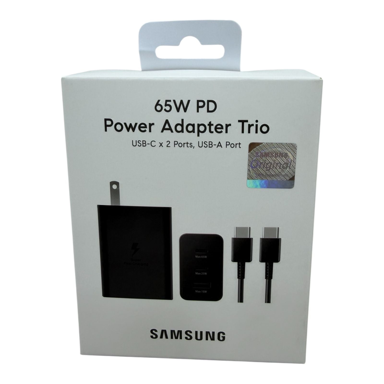 🔌 CARGADOR COMPLETO SAMSUNG 65W ORIGINAL ⚡