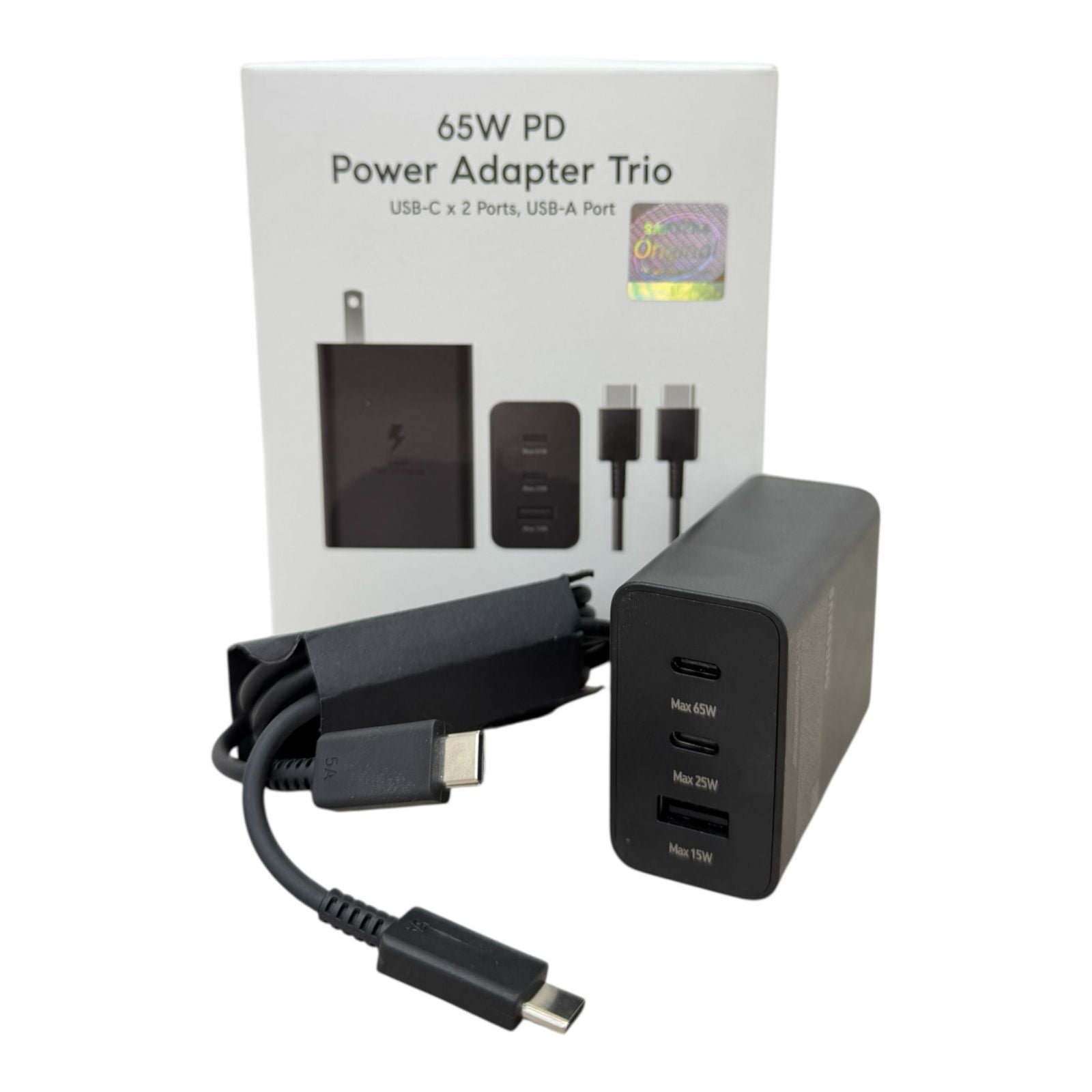 🔌 CARGADOR COMPLETO SAMSUNG 65W ORIGINAL ⚡