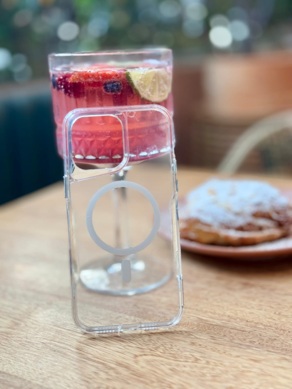 🧲📱 CASE IPHONE ACRÍLICO MAGSAFE COLOR + VIDRIO BLINDADO GRATIS