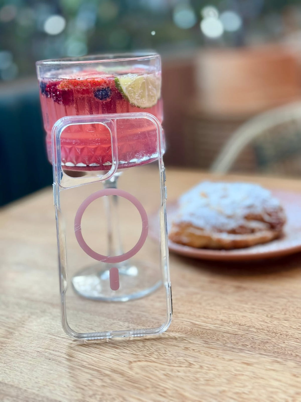🧲📱 CASE IPHONE ACRÍLICO MAGSAFE COLOR + VIDRIO BLINDADO GRATIS