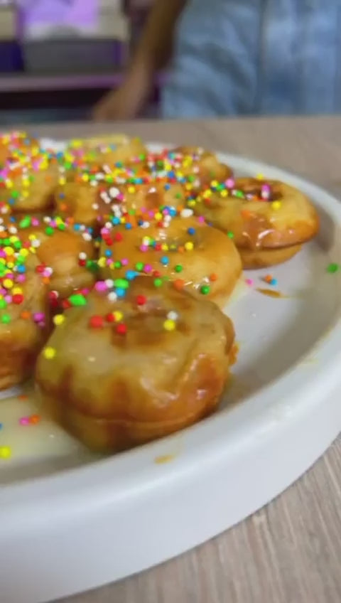 Waflera 3-en-1: Waffle,Donas y Figuras ⚡