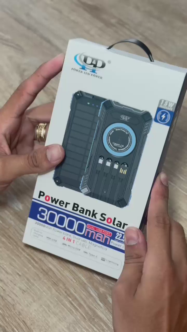 🔋 POWER BANK I-30 30.000 mAh 4 EN 1 ⚡🚀