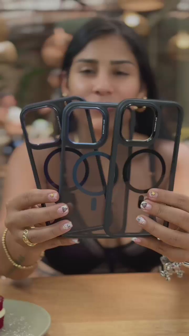 🧲📱 CASE IPHONE MAGSAFE FASHION + VIDRIO BLINDADO