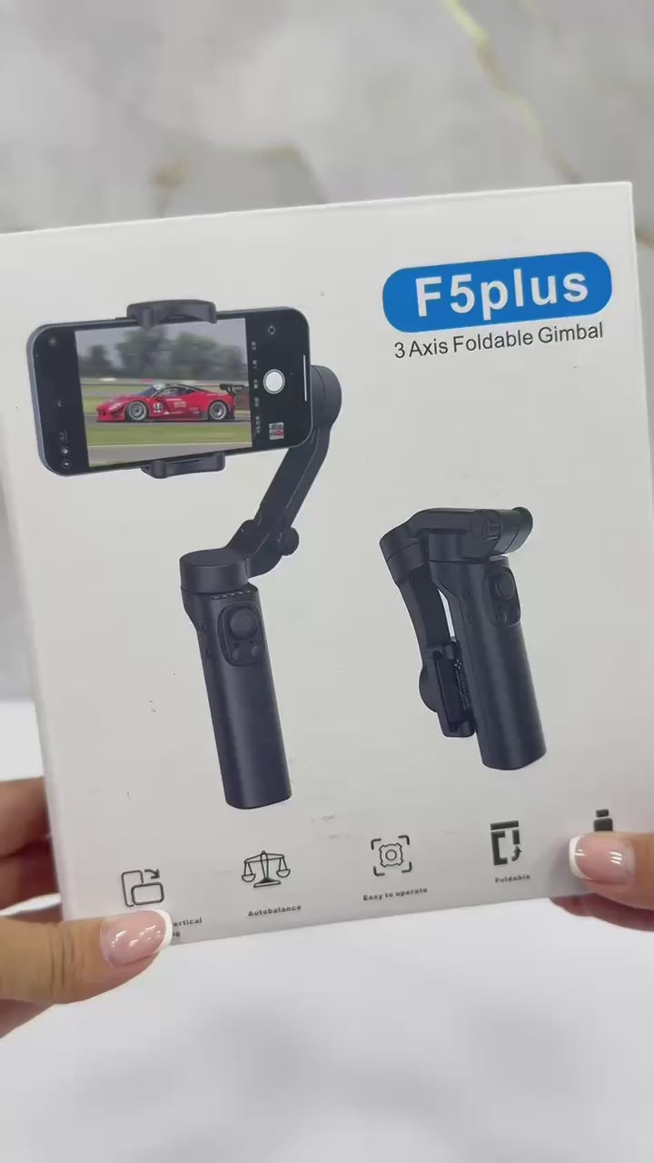 🎥✨ Estabilizador F5 Plus – Gimbal 3 Ejes para Celular