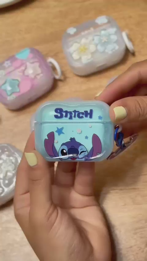 🔥 CASE TRANSPARENTE DECORADO PARA AIRPODS