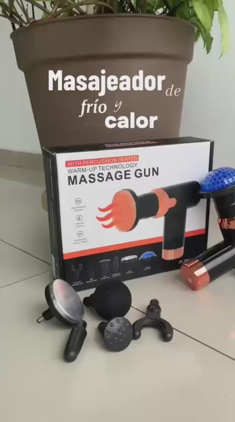 Pistola de Masaje Terapia Frío y Calor